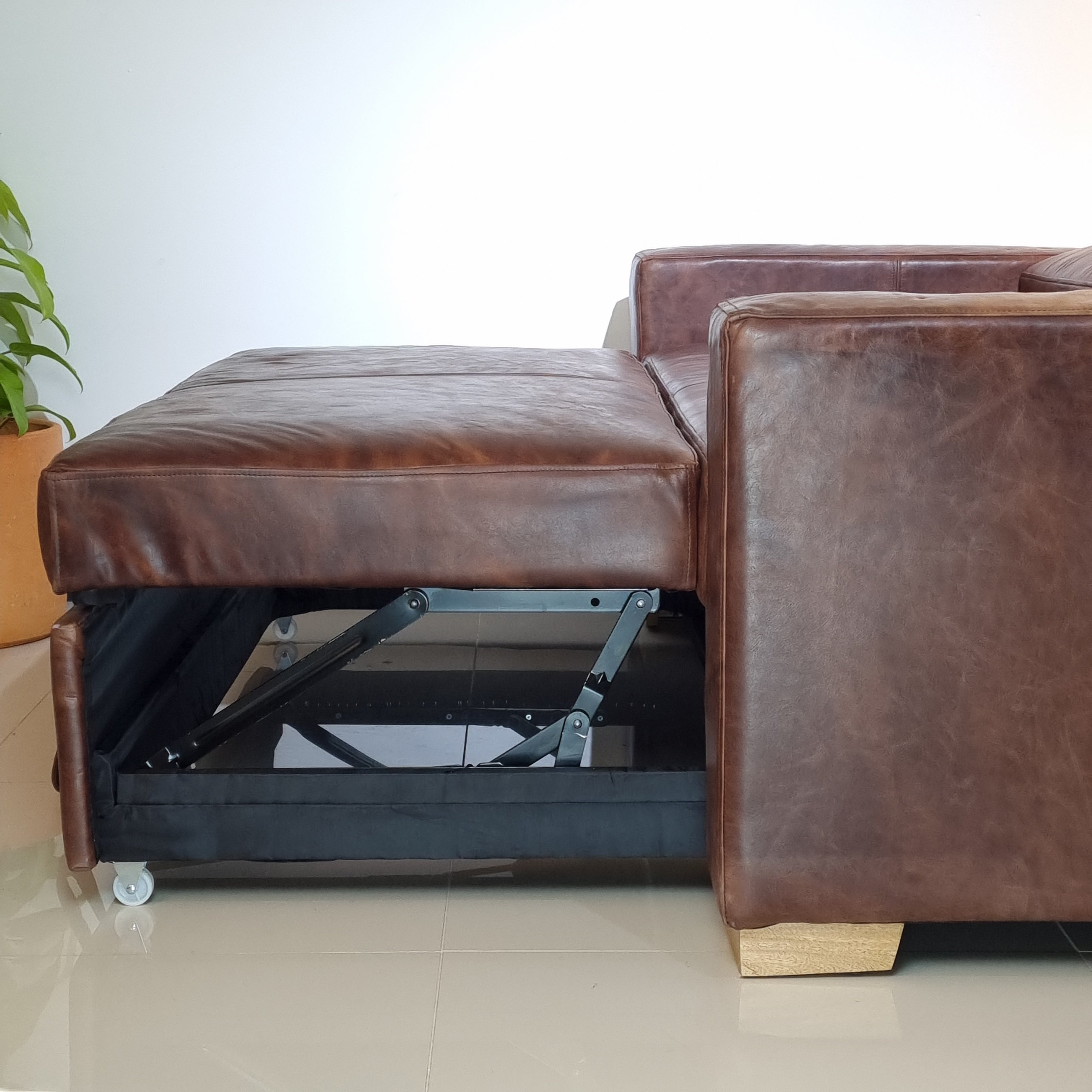 SofaCama en Cuero ¨ODENSE¨