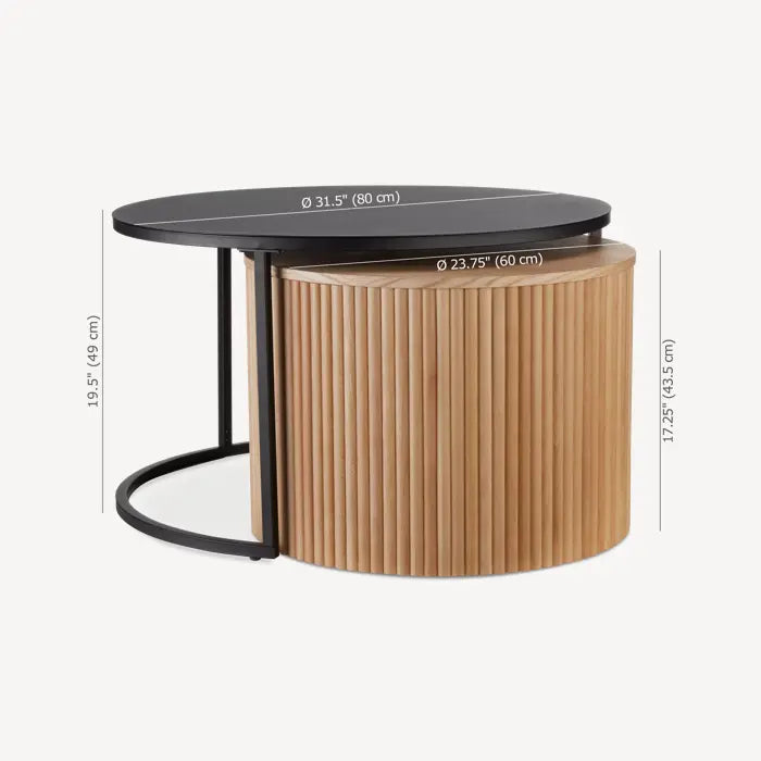 Mesa de centro doble ¨TAO¨