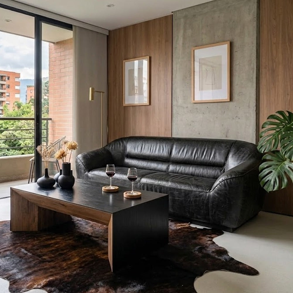 Sofa en cuero "SINGAPUR"