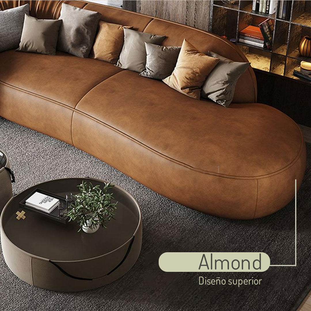 Sofá en Cuero ¨ALMOND¨