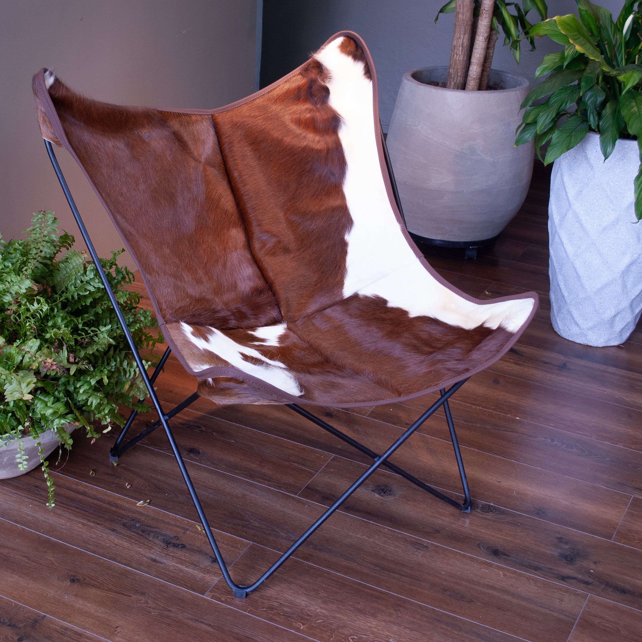 Silla Mariposa Cuero Genuino (BKF)