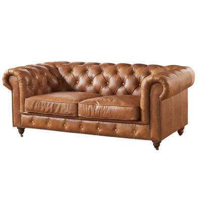 Sofá en Cuero ¨CHESTERFIELD¨