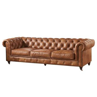 Sofá en Cuero ¨CHESTERFIELD¨