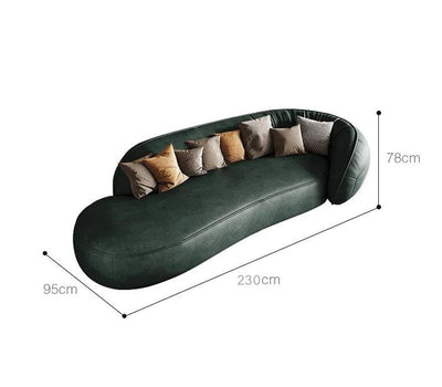 Sofá  en Cuero ¨ALMOND¨