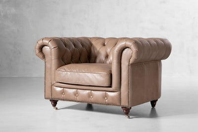 Sofá en Cuero ¨CHESTERFIELD¨