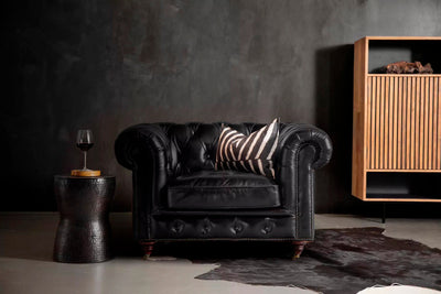 Sofá en Cuero ¨CHESTERFIELD¨