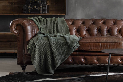 Sofá en Cuero ¨CHESTERFIELD¨