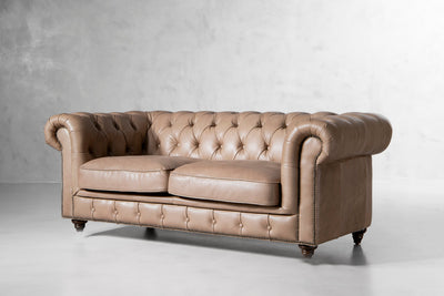 Sofá en Cuero ¨CHESTERFIELD¨
