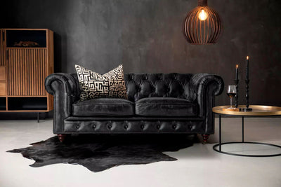 Sofá en Cuero ¨CHESTERFIELD¨