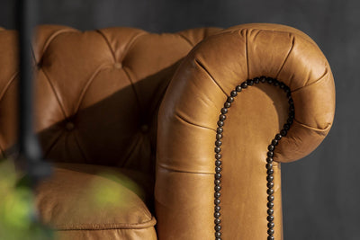 Sofá en Cuero ¨CHESTERFIELD¨