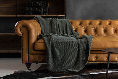 Sofá en Cuero ¨CHESTERFIELD¨
