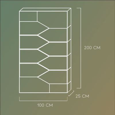 Estantería ¨ZIG ZAG¨