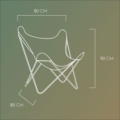 Silla Mariposa Cuero Genuino (BKF)