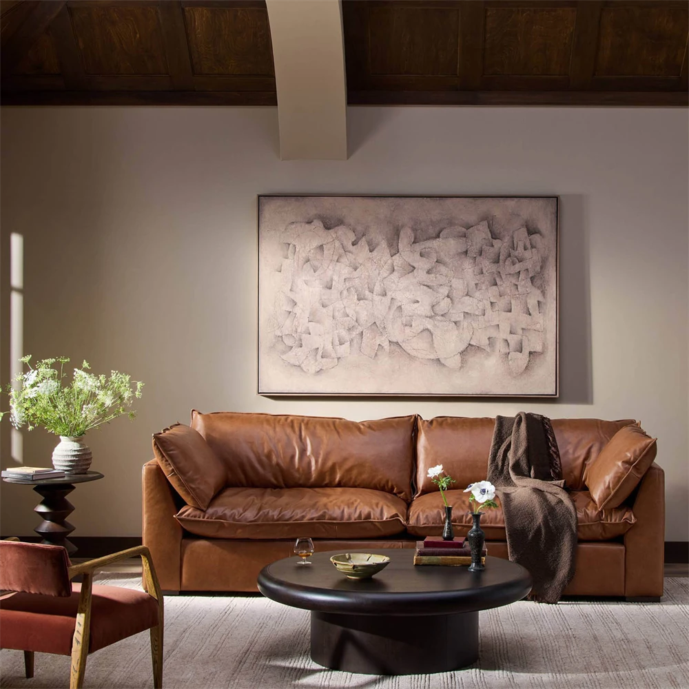 Sofa en cuero "Soul"