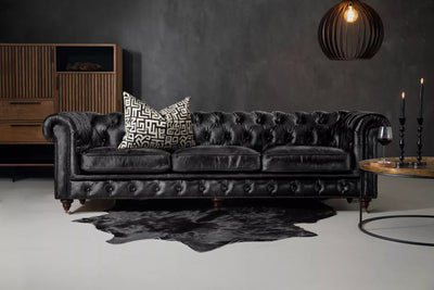 Sofá en Cuero ¨CHESTERFIELD¨