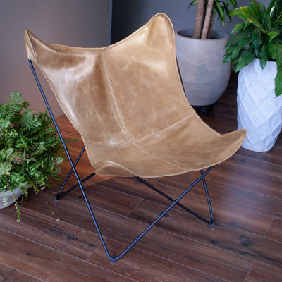Silla Mariposa Cuero Genuino (BKF)
