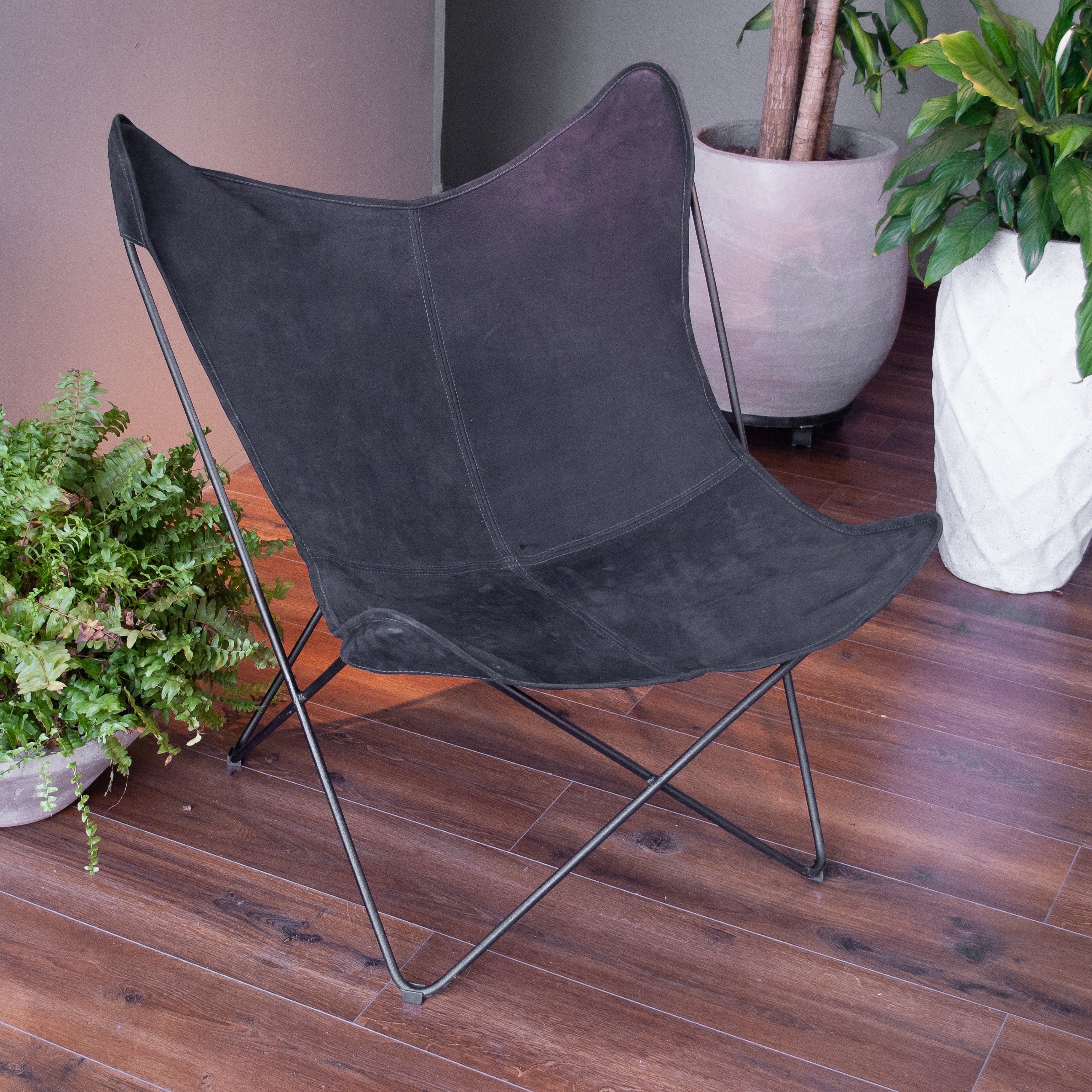 Silla Mariposa Cuero Genuino (BKF)