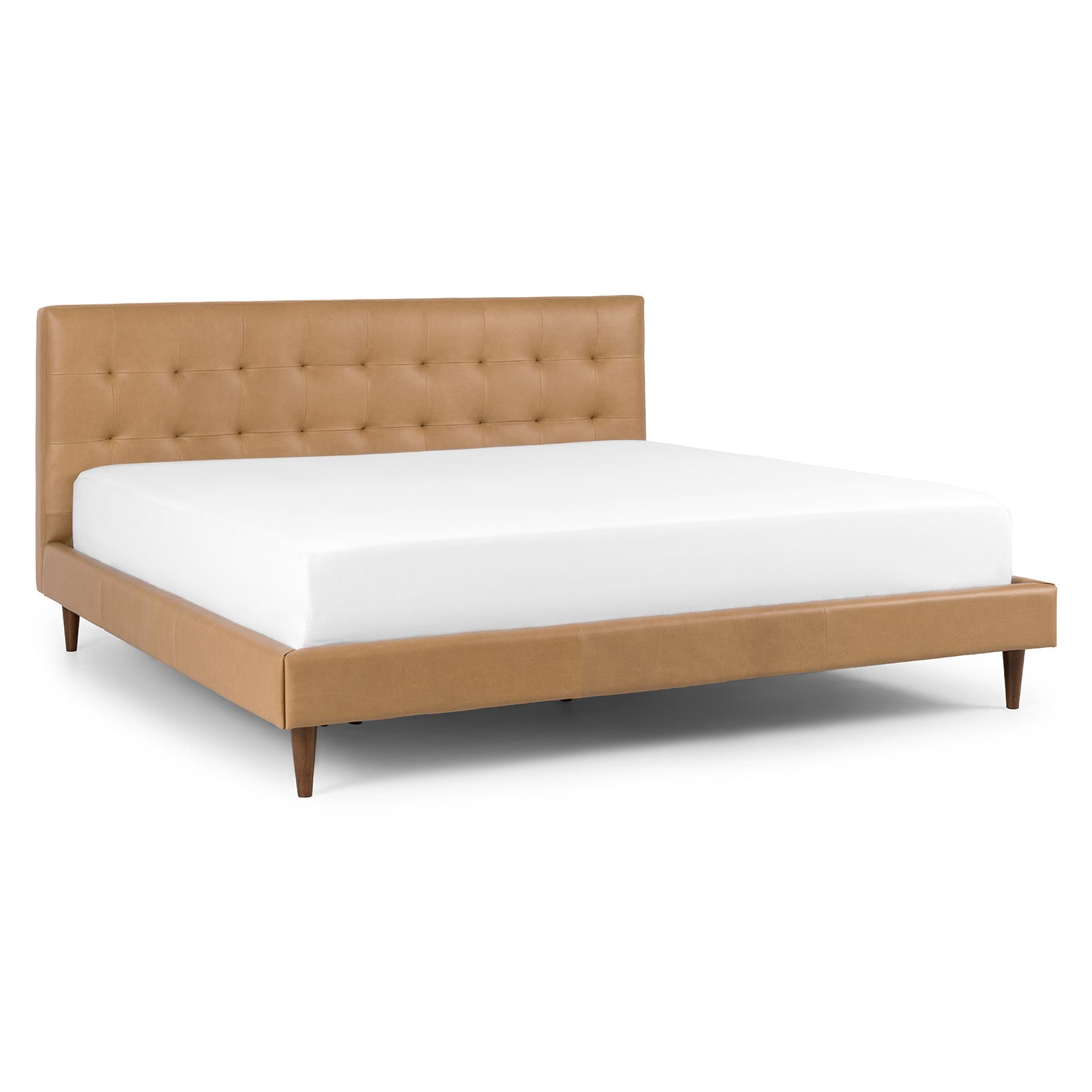 Cama en cuero "VALETTA"