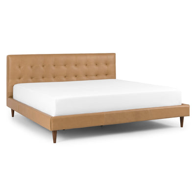 Cama en cuero "VALETTA"