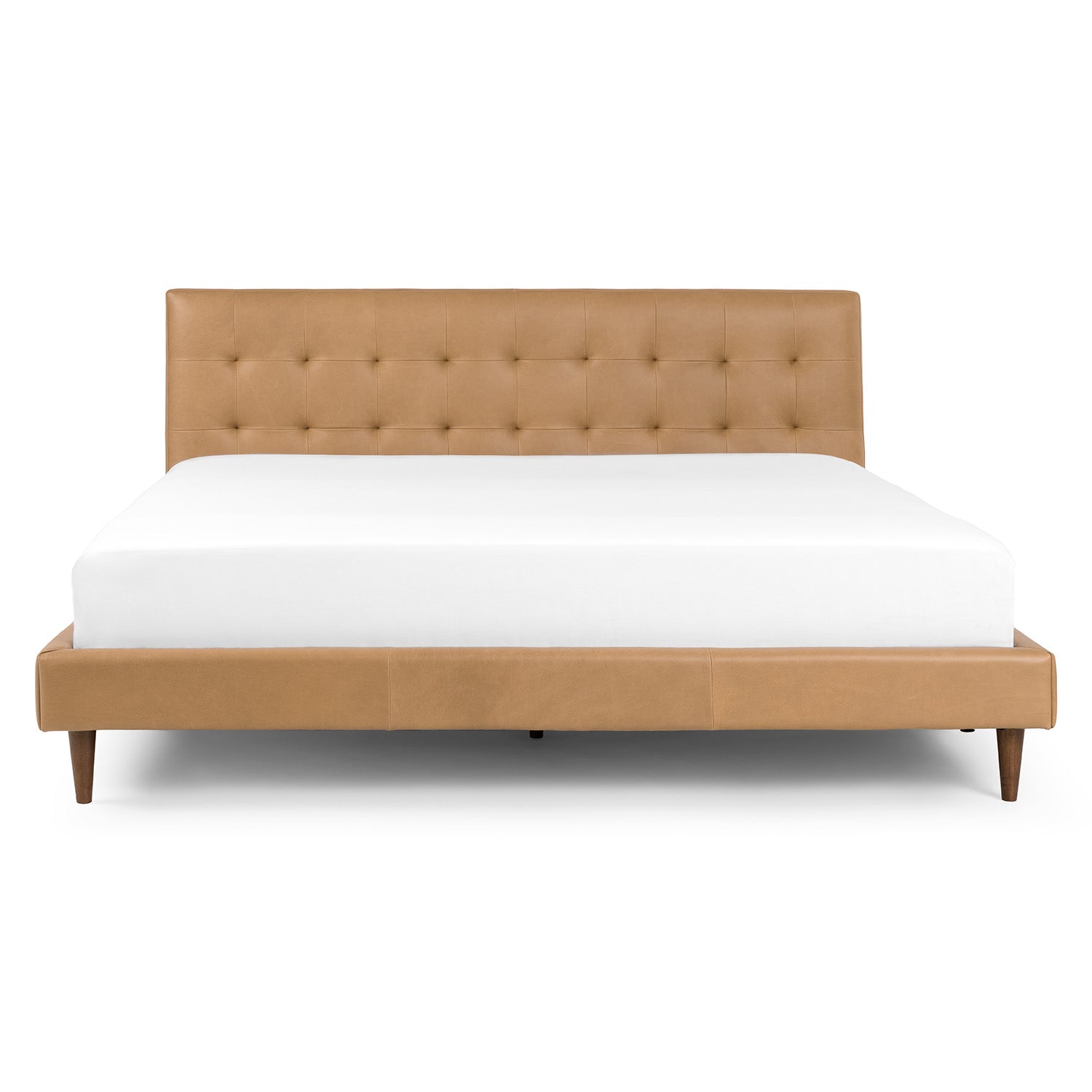 Cama en cuero "VALETTA"