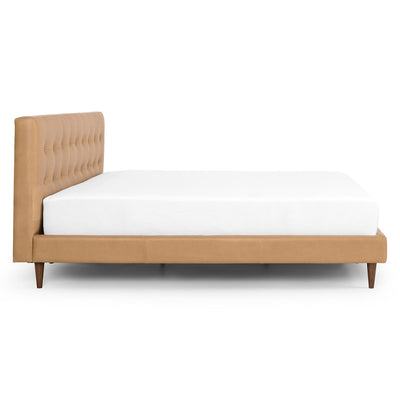 Cama en cuero "VALETTA"