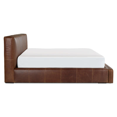 Cama en cuero "MILANO"