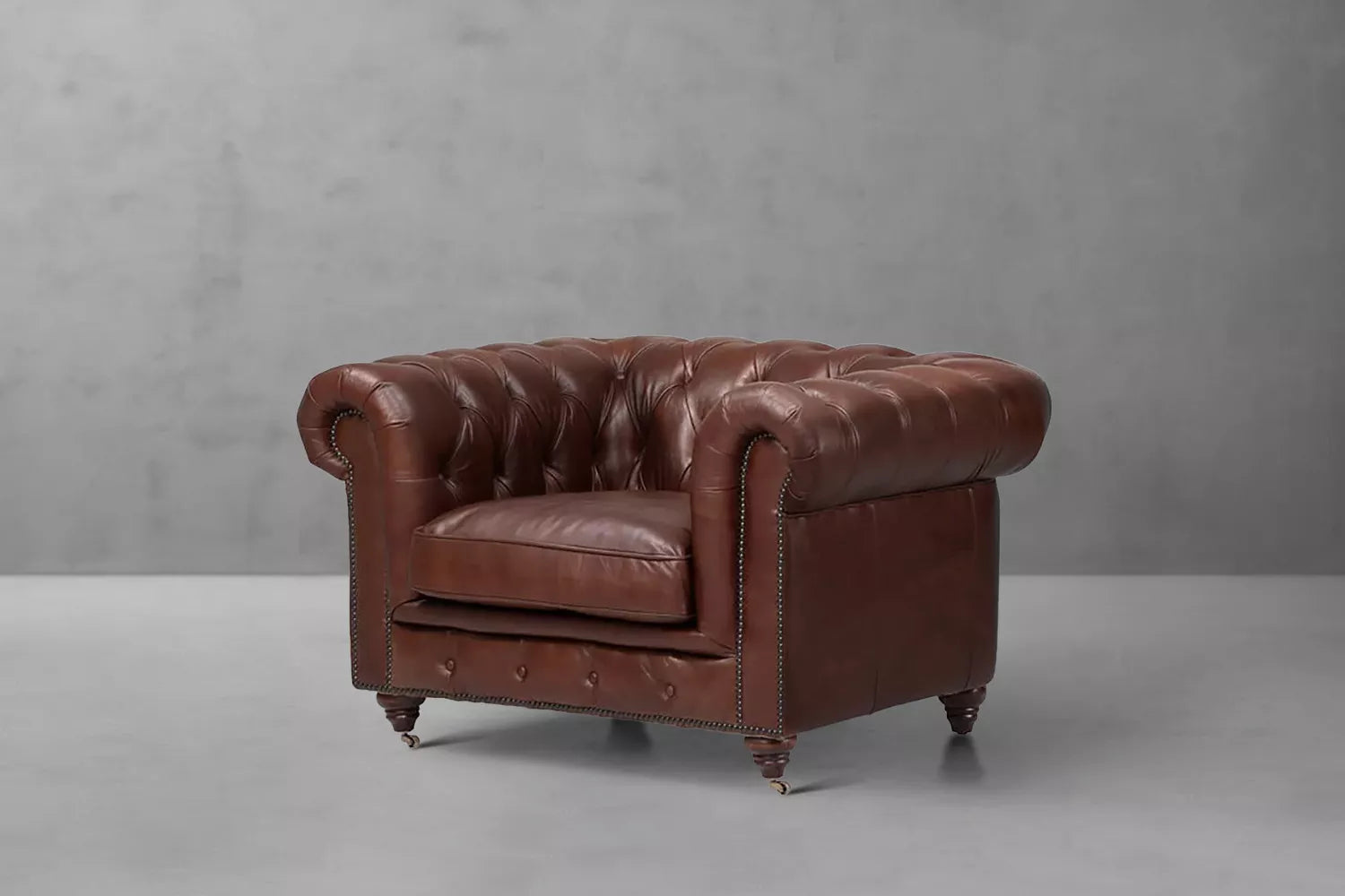 Sofá en Cuero ¨CHESTERFIELD¨