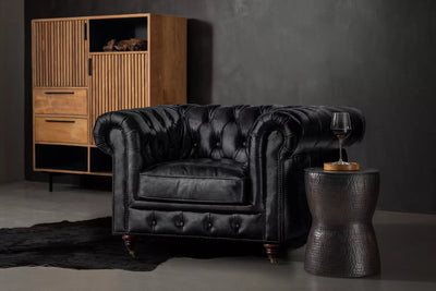 Sofá en Cuero ¨CHESTERFIELD¨